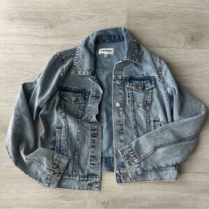 Vigoss Denim Jacket studded long sleeve